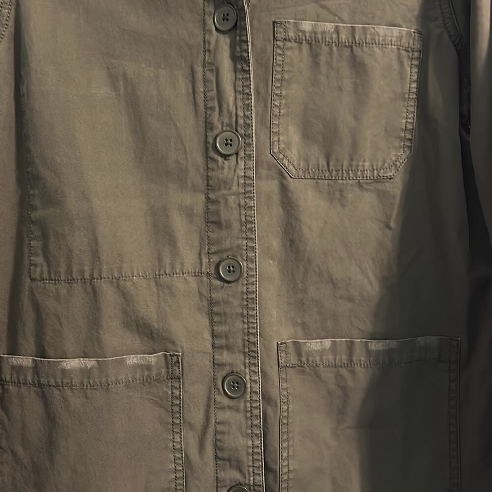 Zara Cargo Jacket Embroidered Back Size Small - Picture 7 of 8
